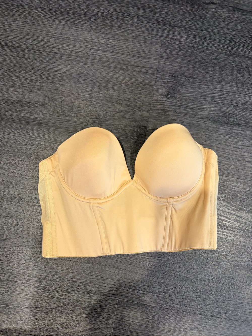 Cosabella Strapless Longline Bustier Bra - Nude - 32B